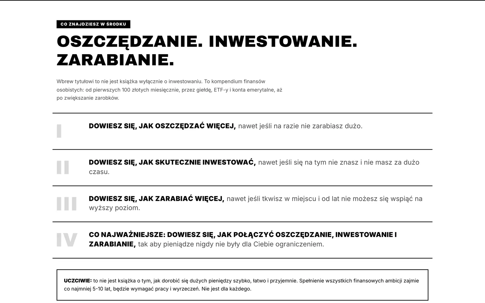 Obsah knihy Inwestokracja na stránce e-shopu