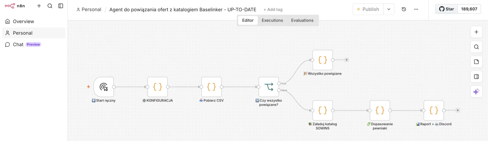 n8n-Workflow: Agent zum Abgleich von Temu- und Erli-Angeboten mit dem Base-Katalog